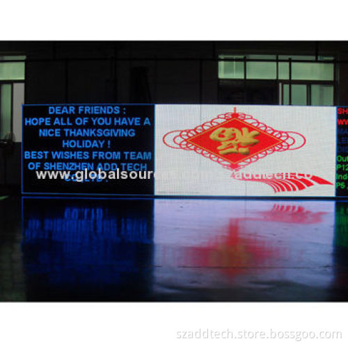 Outdoor Full-color LED Panel Screen, Installed in One Building Wall